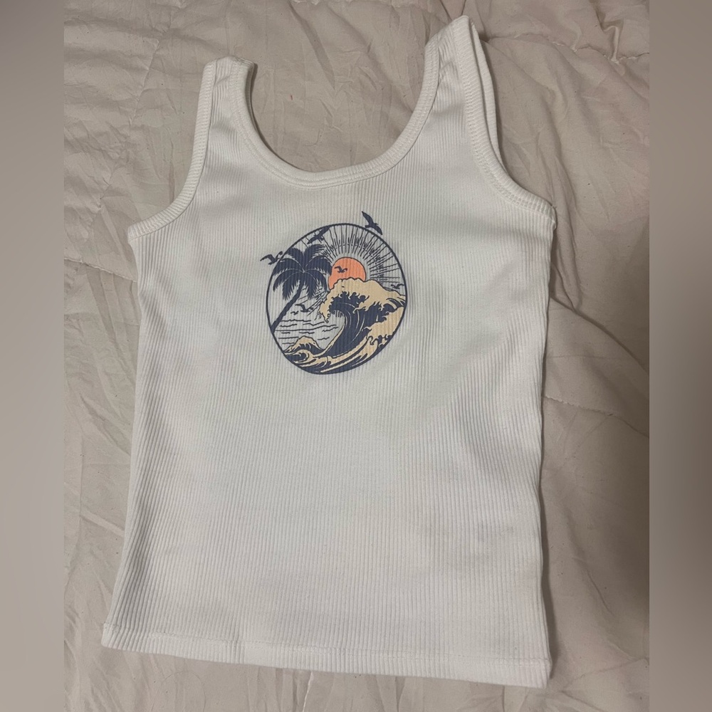 Beach Graphic Tank Top
